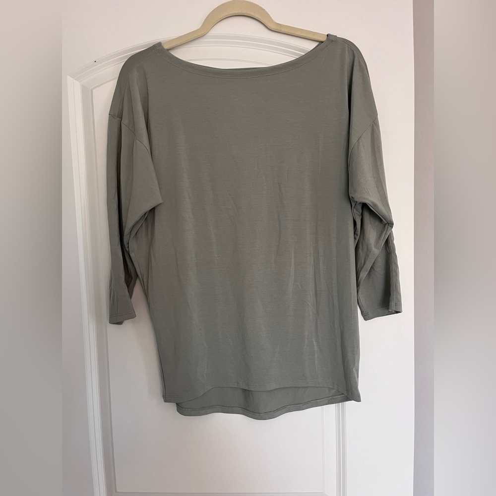 Athleta sage green oversized top